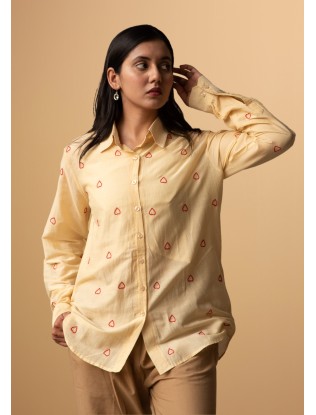 Chikankari Unisex Shirt Q/S