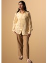 Chikankari Unisex Shirt Q/S