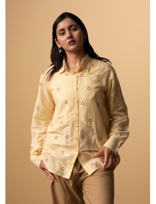 Chikankari Unisex Shirt Q/S