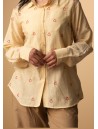 Chikankari Unisex Shirt Q/S