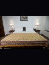Quilt Single, Sanganeri Block Prints in Soft Cotton Elegance