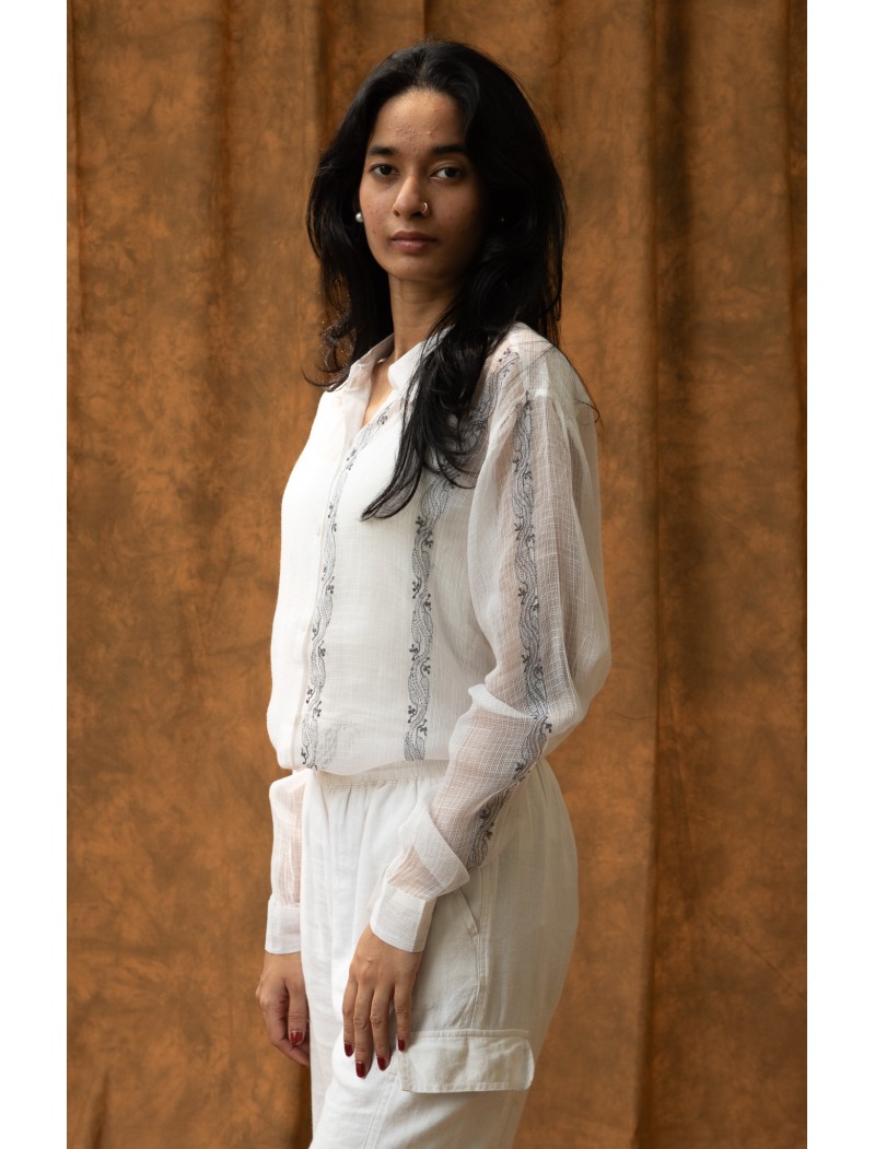Chikankari Unisex Shirt Q/S Chikankari Unisex Shirt Q/S