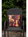 Printed filmi cushion cover