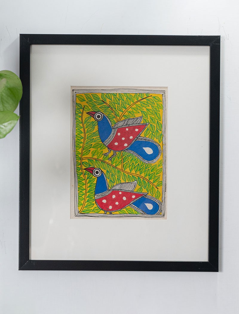 Madhubani frame image displayed in the Related Products section on the Lucknow Souvenirs page Madhubani frame image displayed in the Related Products section on the Lucknow Souvenirs page