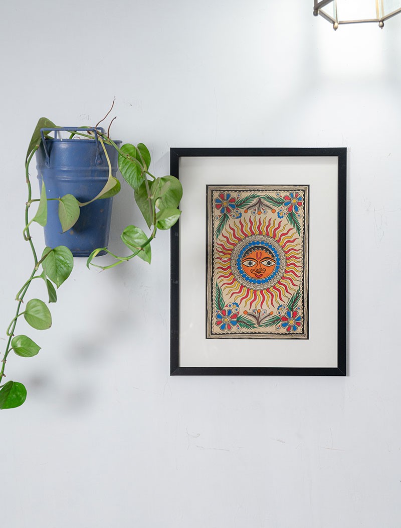 Madhubani Frame for Wall Décor & Thoughtful Gifting Madhubani Frame for Wall Décor & Thoughtful Gifting