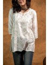 Women Top with Mukaish Work Q/S