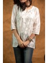 Women Top with Mukaish Work Q/S