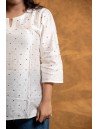 Women Top with Mukaish Work Q/S