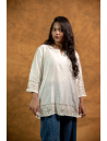 Women Top with Mukaish Work Q/S