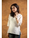 Women Top with Mukaish Work Q/S