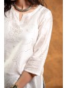 Women Top with Mukaish Work Q/S