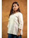 Women Top with Mukaish Work Q/S