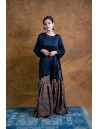 Ajrakh print Gharara