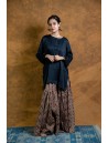 Ajrakh print Gharara