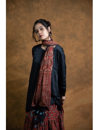 Ajrakh printed Gharara