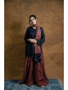 Ajrakh printed Gharara