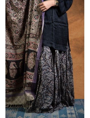 Ajrakh printed Gharara