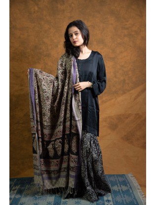 Ajrakh printed Gharara