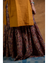 Ajrakh printed Gharara