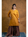 Ajrakh printed Gharara