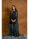 Ajrakh printed Gharara
