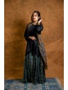 Ajrakh printed Gharara
