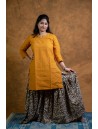 Ajrakh printed Gharara