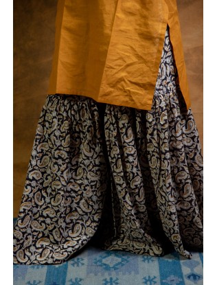 Ajrakh printed Gharara