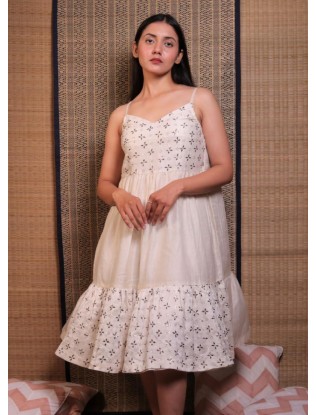 Dress with Mukaish work