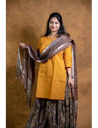 Ajrakh printed Gharara