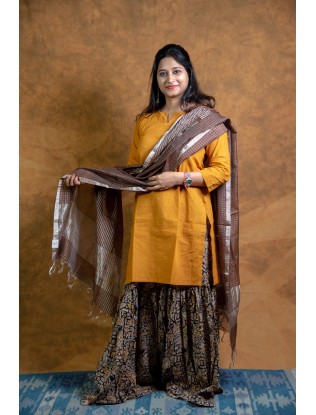 Ajrakh printed Gharara