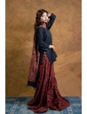 Ajrakh printed Gharara