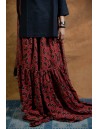 Ajrakh printed Gharara