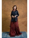 Ajrakh printed Gharara