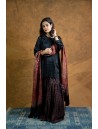 Ajrakh printed Gharara