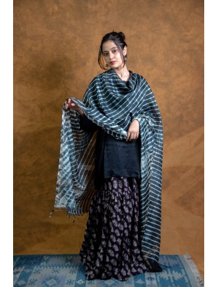 Ajrakh printed Gharara