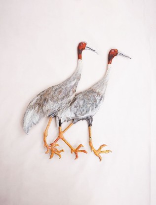 Sarus Crane image displayed in the Trending Products section on the Sanatkada homepage