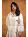 Women Long Panel Kurta with Mukaish Work Q/S
