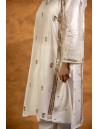 Women Long Panel Kurta with Mukaish Work Q/S