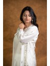 Women Long Panel Kurta with Mukaish Work Q/S