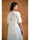 Women Long Panel Kurta with Mukaish Work H/S