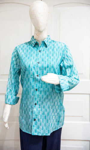 Unisex Shibori Shirt F/S