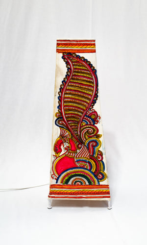 Kalamkari Floor Lamp Squre Shape