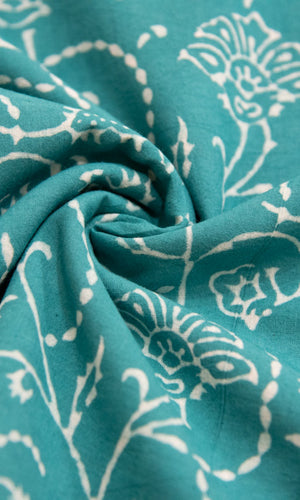 Hand block printed Fabric