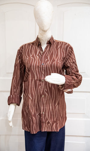 Unisex Shibori Shirt F/S