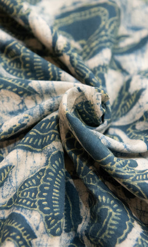 Hand block printed Fabric