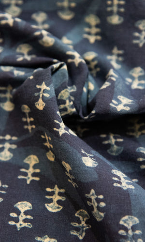 Hand block printed Fabric