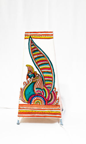 Kalamkari Floor Lamp Squre Shape