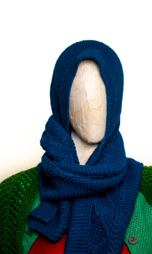 Hand Knitted Hoodcap