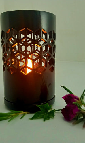 Buy Online Marble Inlay & Filigree Handcrafted Candle Pot -   1044172